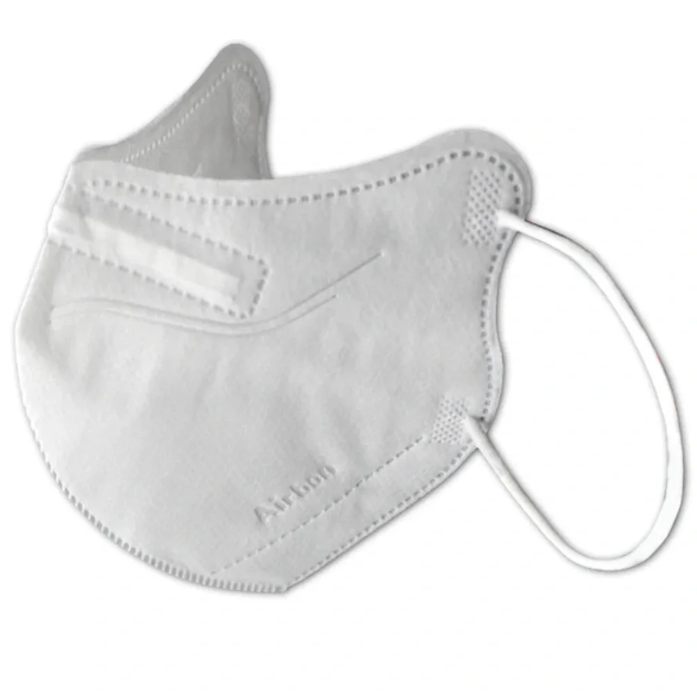 AIRBON ergonomic 0.1 nanofiber filter reusable Korea Kids mask (3-6yo) 10pc